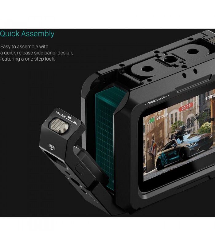 کیج دوربین تیلتا | Tilta مخصوص دوربین GoPro HERO11  - مدل TA-T42-FCC-B