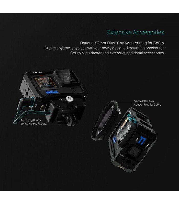 کیج دوربین تیلتا | Tilta مخصوص دوربین GoPro HERO11  - مدل TA-T42-FCC-B