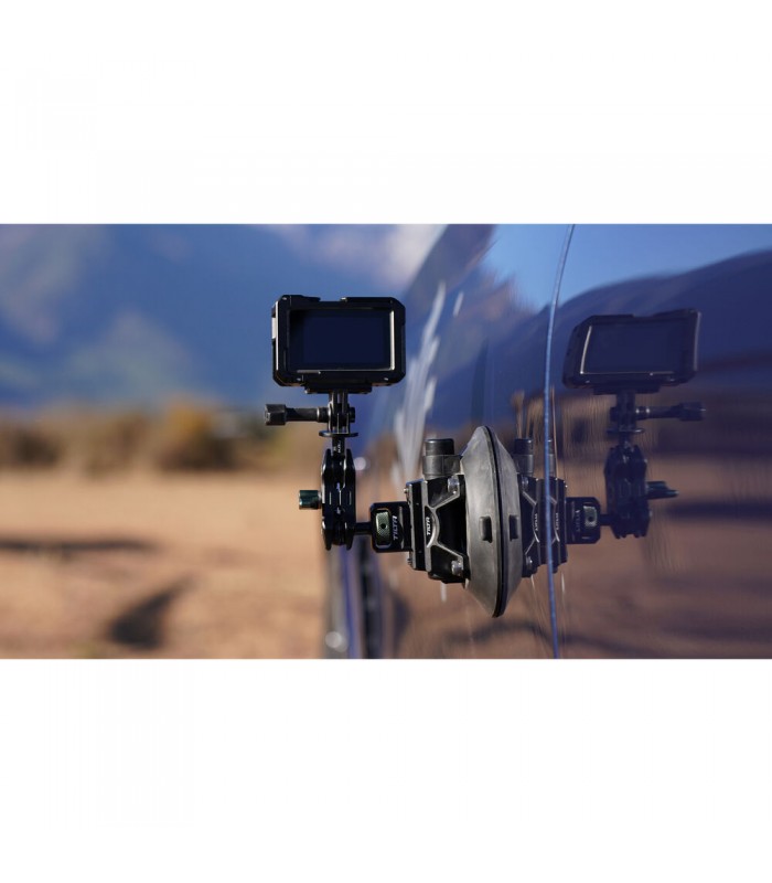 کار مانت تیلتا مناسب برای اتصال دوربین‌های ورزشی به سطوح مختلف خودرو مدل Tilta TA-USC-45-MK