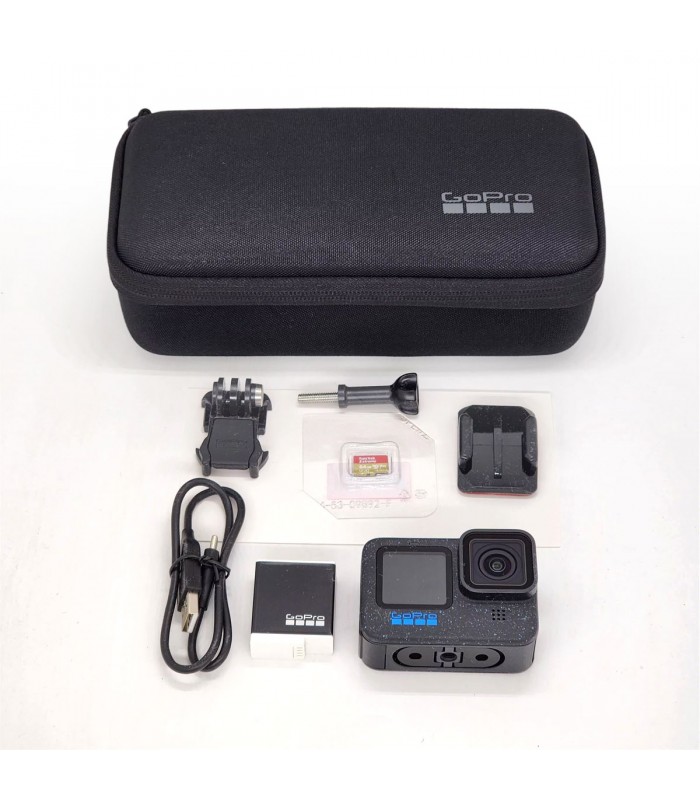 دوربین ورزشی گوپرو هیرو ۱۲ به همراه کیف و کارت حافظه | GoPro Hero 12 Black + 64GB MicroSD Card