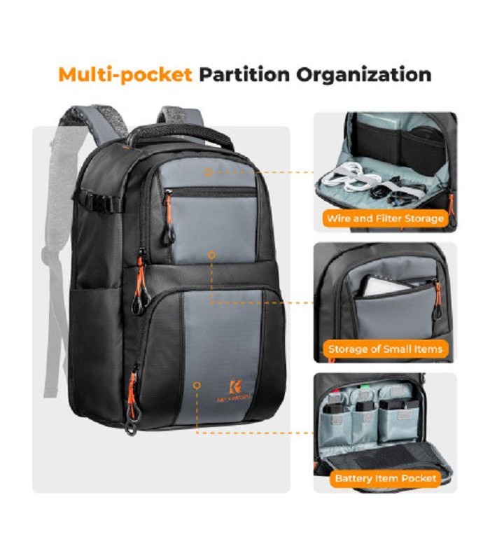 کوله پشتی کی اند اف مدل K&F 30L V2–KF13-160