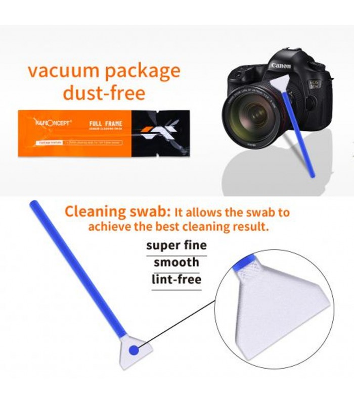 کیت تمیز کننده (پارویی) سنسور دوربین فول فریم کی اند اف مدل Cleaning Kit k&F 1698
