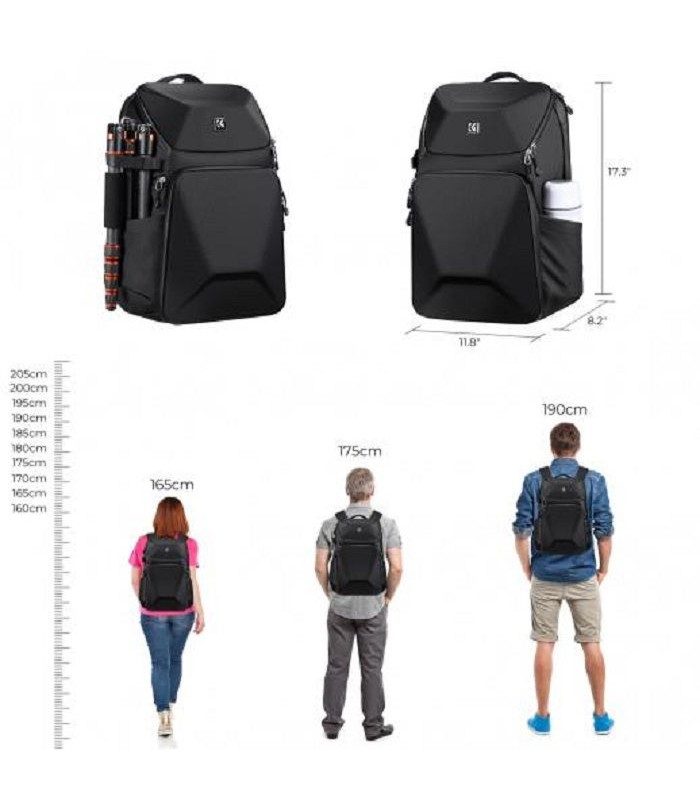 کوله پشتی دوربین کی اند اف مدل K&F camera backpack model K&F 13.144