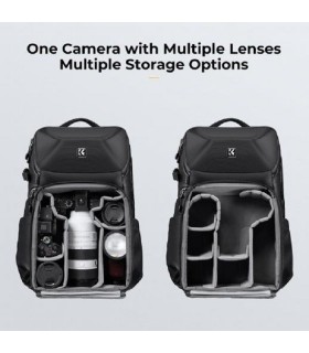 کوله پشتی دوربین کی اند اف مدل K&F camera backpack model K&F 13.144