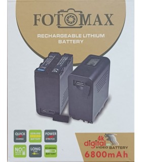 باتری قابل شارژ دوربین فیلم برداری فوتومکس مدل FotoMax F980L 6800mAh