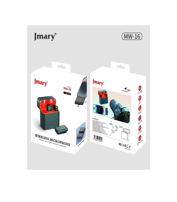 میکروفون بی‌سیم جی‌ماری مدل Jmary MW-16 For Type C-Lightning