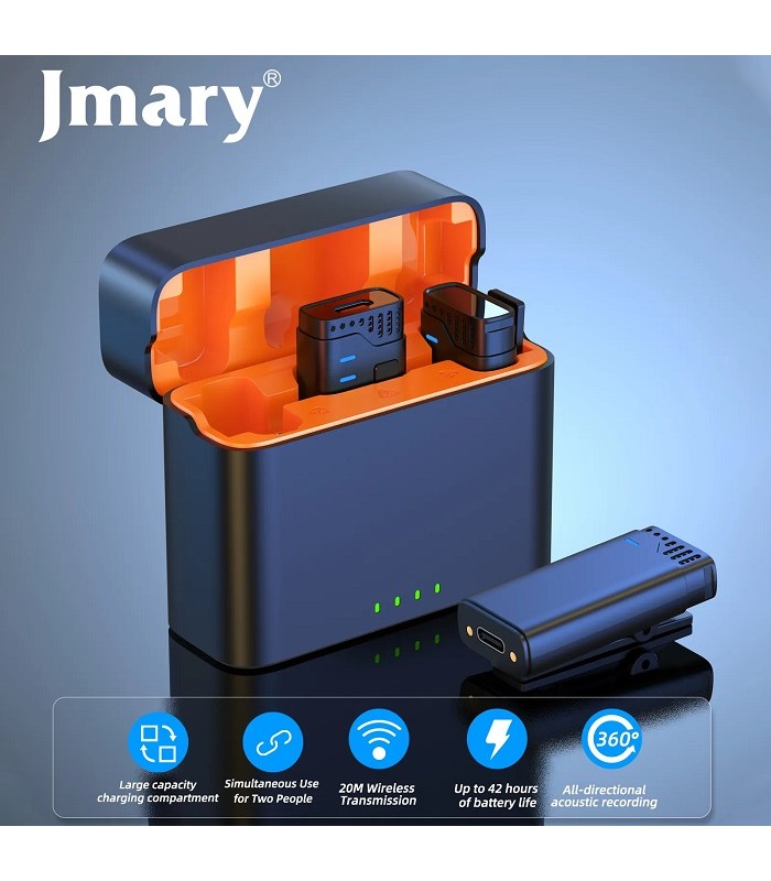 میکروفون بی‌سیم جی‌ماری مدل Jmary MW-16 For Type C-Lightning