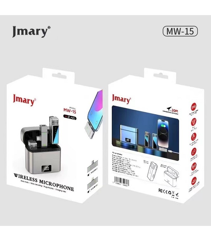 میکروفون بی‌سیم جی‌ماری مدل Jmary MW-15 Type-C