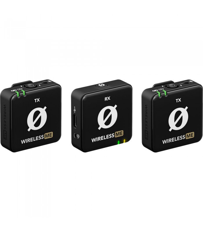 میکروفون بی‌سیم رود مدل RODE Wireless ME Dual Compact Digital Wireless Microphone System (2.4 GHz, Black)