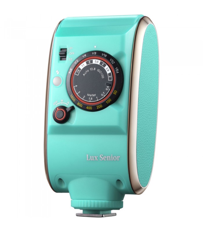 فلاش اکسترنال گودکس رنگ سبز‌ نعنایی مدل Godox Lux Senior Retro Camera Flash (Mint Green)