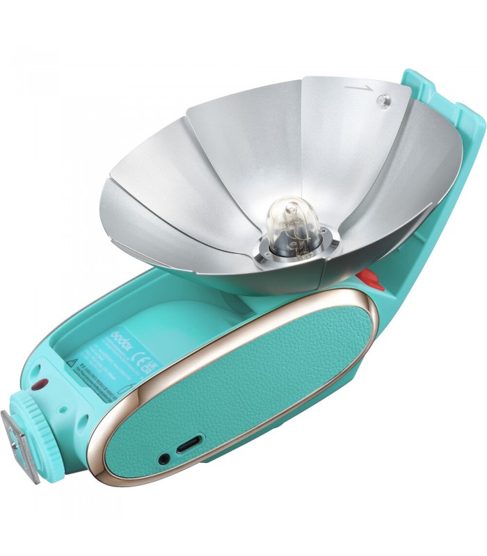فلاش اکسترنال گودکس رنگ سبز‌ نعنایی مدل Godox Lux Senior Retro Camera Flash (Mint Green)