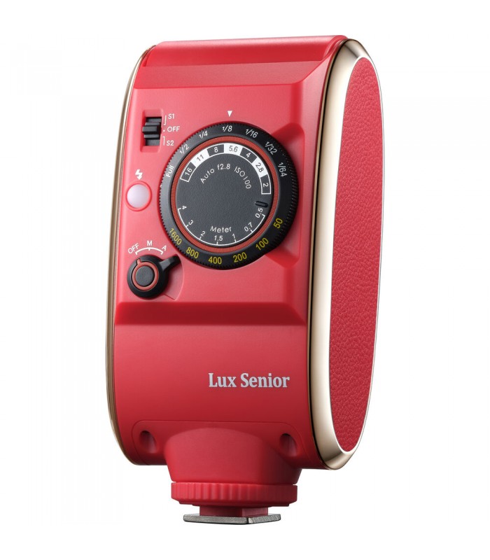 فلاش اکسترنال گودکس رنگ قرمز مدل Godox Lux Senior Retro Camera Flash (Red)