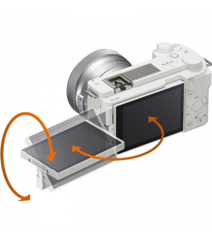 دوربین بدون آینه سونی مدل Sony ZV-E10 II Mirrorless Camera (White) رنگ سفید