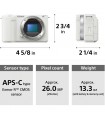 دوربین بدون آینه سونی مدل Sony ZV-E10 II Mirrorless Camera (White) رنگ سفید