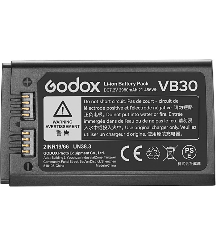 باتری قابل شارژ مناسب برای فلاش v1 pro گودکس مدل Godox VB30 Battery for V1Pro Flash Head