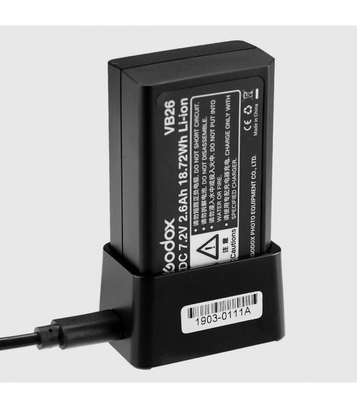 باتری قابل شارژ مناسب برای فلاش v1 pro گودکس مدل Godox VB30 Battery for V1Pro Flash Head