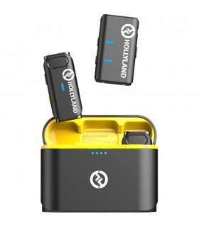 میکروفون یقه‌ای هالی‌لند مدل Hollyland LARK M1 Duo | رنگ مشکی