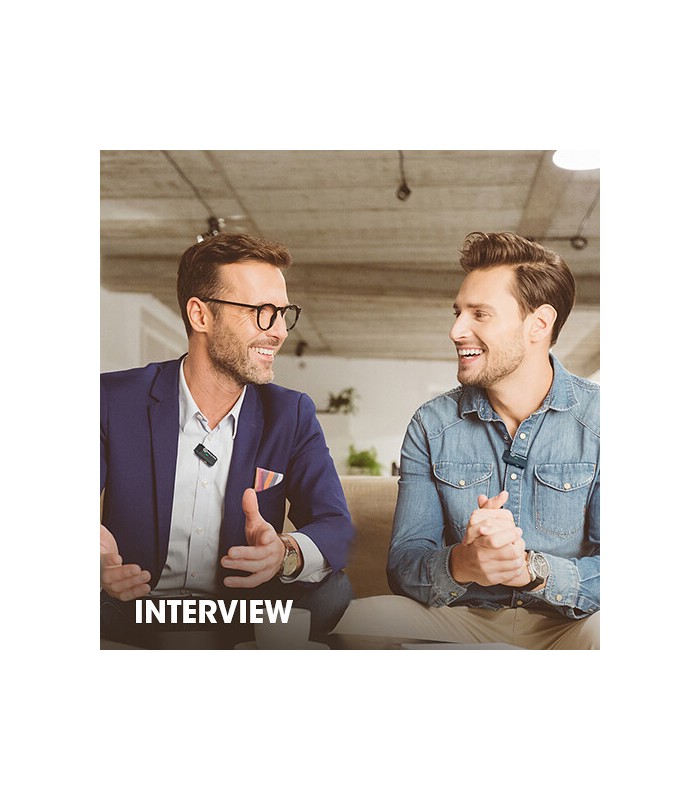 میکروفون یقه‌ای هالی‌لند مدل Hollyland LARK M1 Duo | رنگ مشکی