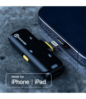 میکروفون یقه‌ای لایتنینگ هالی‌لند مدل Hollyland LARK C1 DUO for iOS | رنگ مشکی