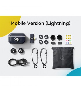 میکروفون یقه‌ای هالی‌لند مدل Hollyland LARK M2 DUO Lightning Connector | رنگ مشکی