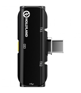 میکروفون یقه‌ای هالی‌لند مدل Hollyland LARK C1 DUO with USB-C Connector