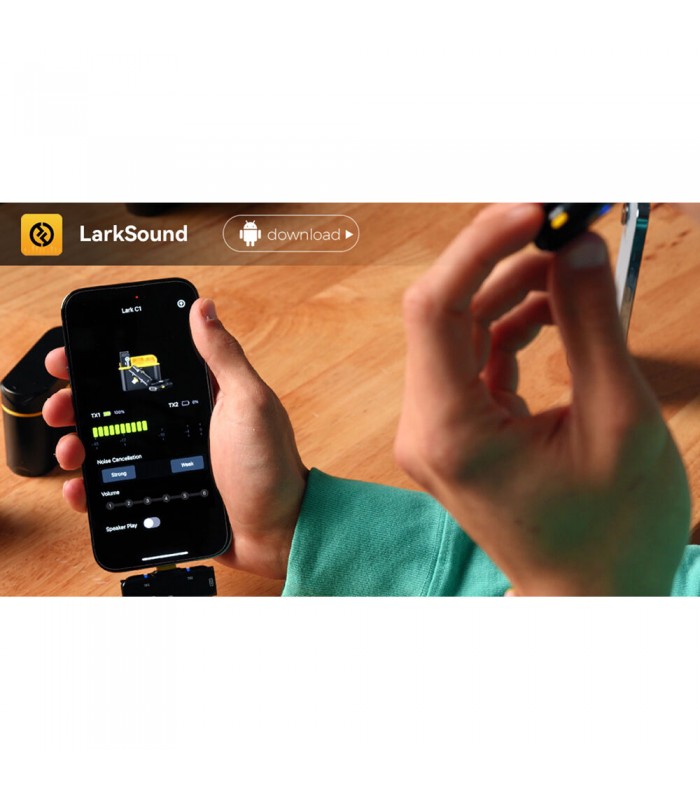 میکروفون یقه‌ای هالی‌لند مدل Hollyland LARK C1 DUO with USB-C Connector