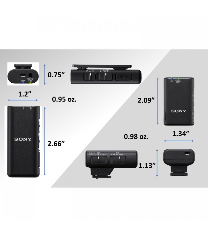 میکروفون بی‌سیم سونی مدل Sony ECM-W2BT