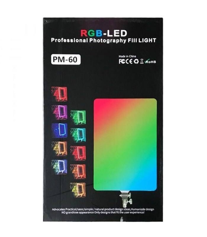 نورثابت ال ای دی آر جی بی مدل PM-60 LED RGB