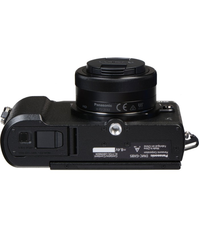 دوربین پاناسونیک مدل Panasonic Lumix DMC-GX85 مشکی به همراه لنز ۳۲-۱۲ میلی‌متری