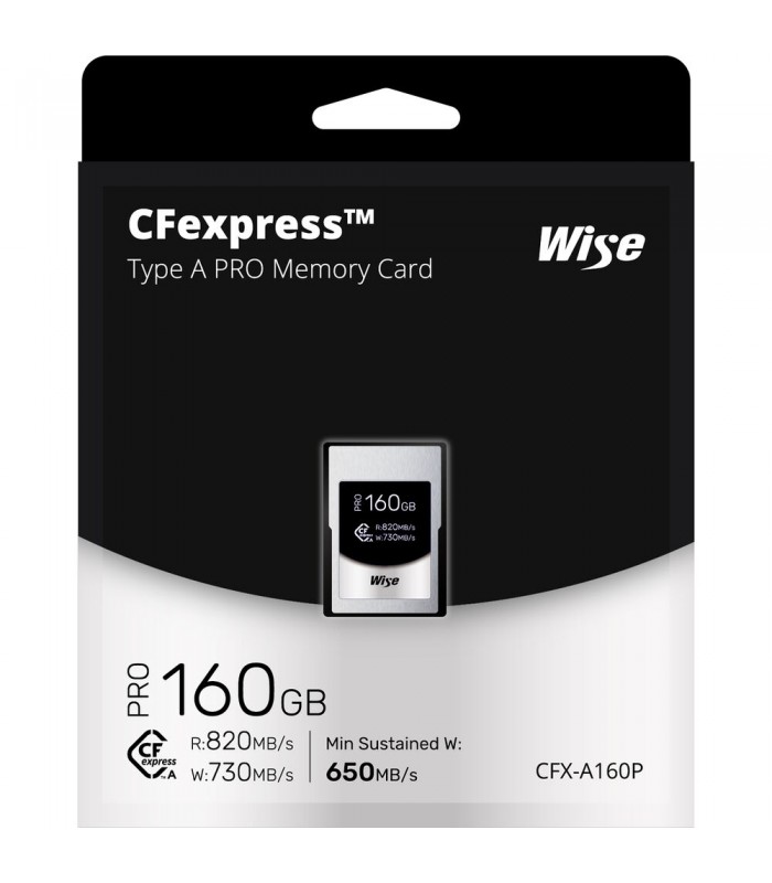 کارت حافظه CFexpress وایز مدل Wise Advanced 160GB CFX-A Pro Series Type A