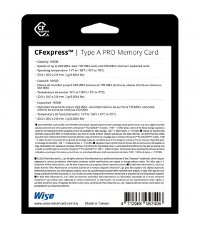 کارت حافظه CFexpress وایز مدل Wise Advanced 160GB CFX-A Pro Series Type A