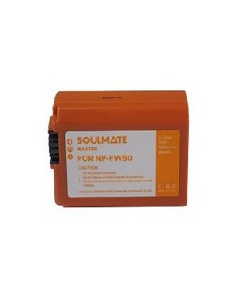 باتری دوربین سونی سولمیت مدل Soulmate NP-FW50 1080mAh به همراه کابل Type-C