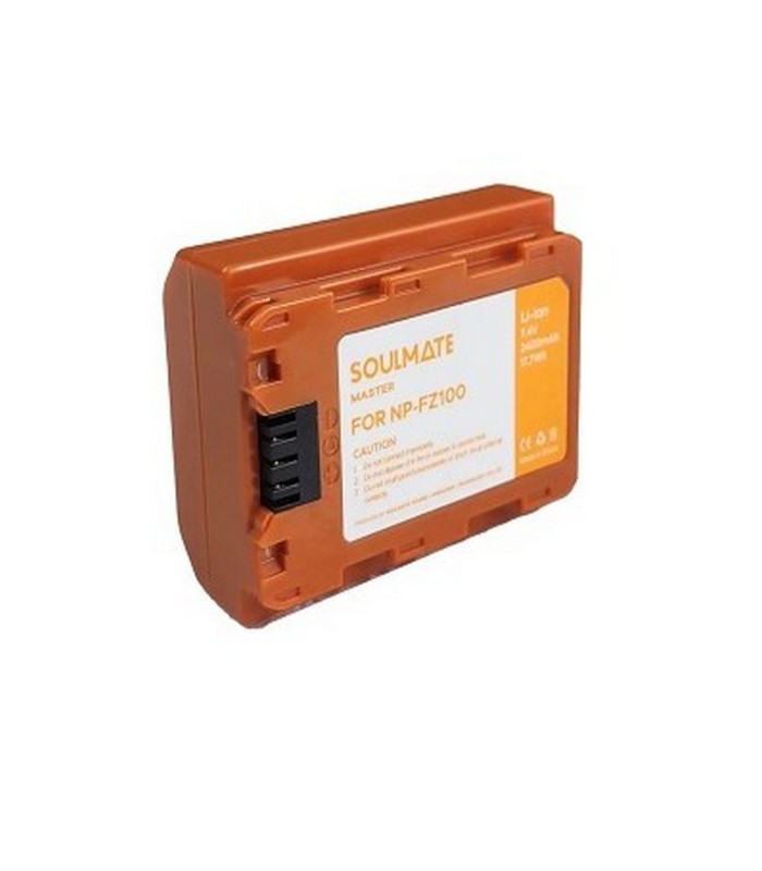 باتری دوربین سونی سولمیت مدل Soulmate NP-FZ100 2400mAh به همراه کابل Type-C