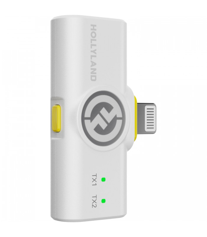 میکروفون بی‌سیم هالی‌لند پک کمبو مدل Hollyland LARK M2 DUO Combo | رنگ سفید