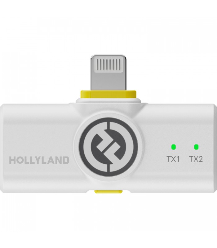 میکروفون بی‌سیم هالی‌لند پک کمبو مدل Hollyland LARK M2 DUO Combo | رنگ سفید