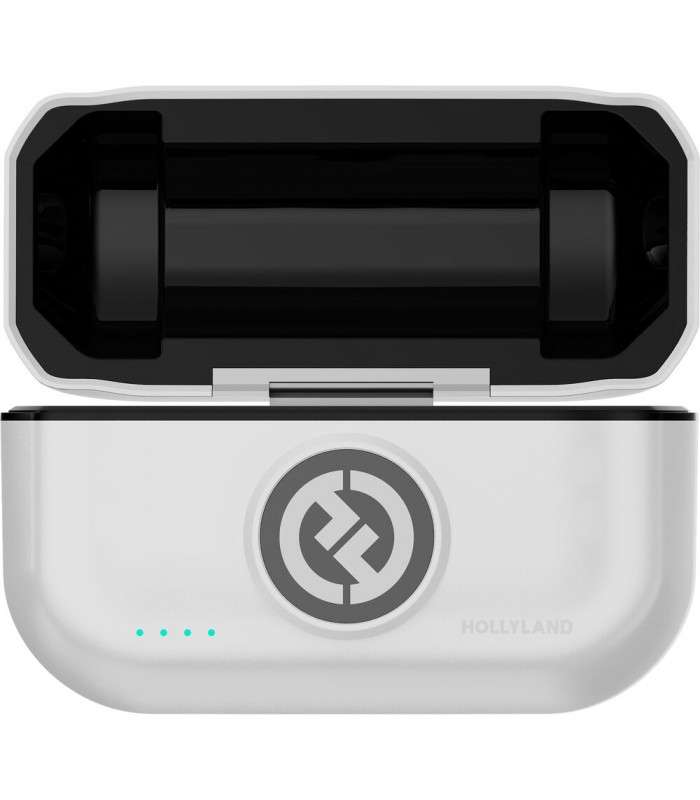 میکروفون یقه‌ای هالی‌لند مدل Hollyland LARK M2 DUO Lightning Connector | رنگ سفید