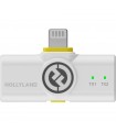 میکروفون یقه‌ای هالی‌لند مدل Hollyland LARK M2 DUO Lightning Connector | رنگ سفید