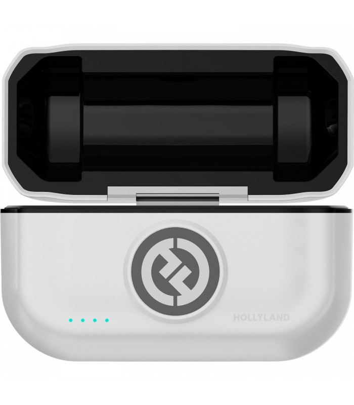 میکروفون یقه‌ای هالی‌لند مدل Hollyland LARK M2 DUO USB-C Connector | رنگ سفید