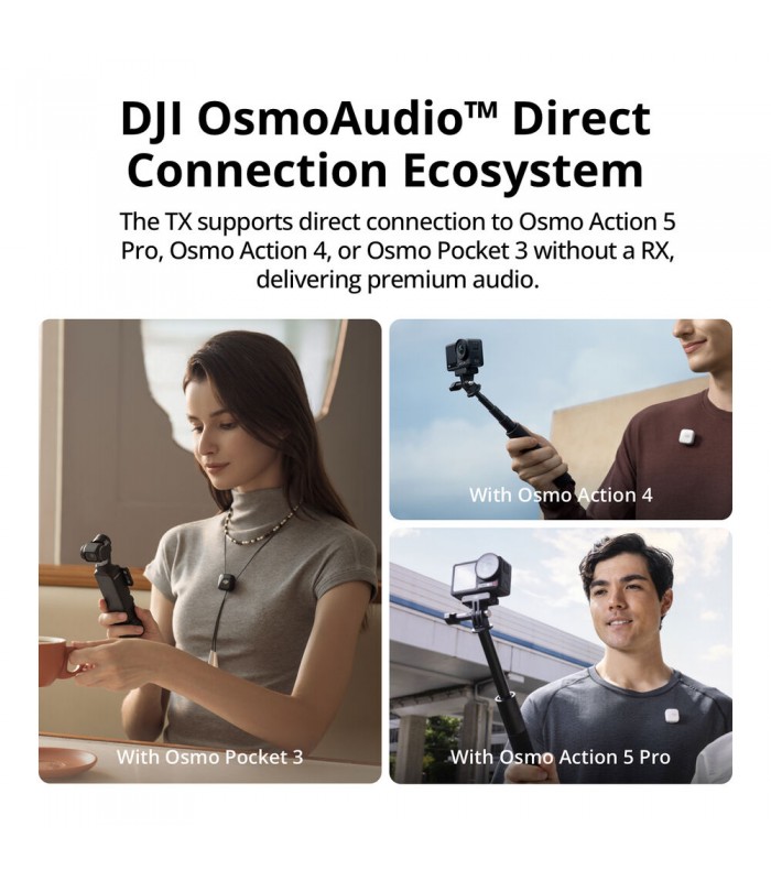 میکروفون بی‌سیم دو کاربره دی‌جی‌آی مدل DJI Mic Mini