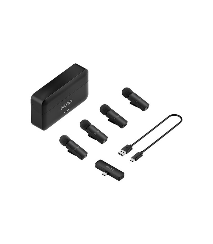 میکروفون بی‌سیم چهار‌کاربره بویا مدل BOYA BY-V4U USB-C