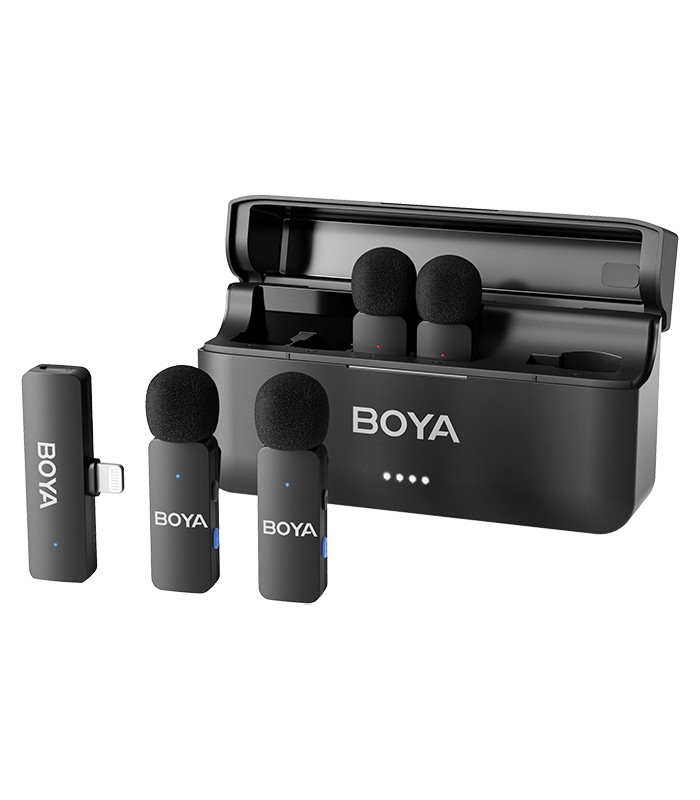 میکروفون بی‌سیم چهار‌کاربره بویا مدل BOYA BY-V4D Lightning