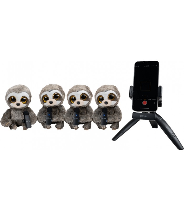 میکروفون بی‌سیم چهار‌کاربره بویا مدل BOYA BY-V4D Lightning