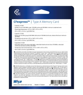 کارت حافظه CFexpress 4.0 وایز مدل Wise Advanced 512GB Type A