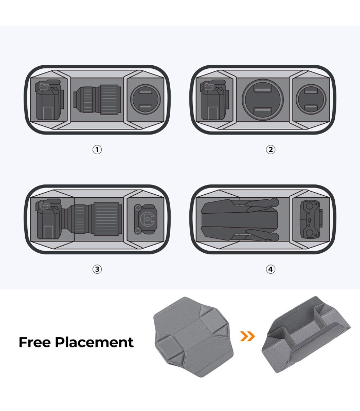 کیف کمری کی‌ اند اف مدل K&F 13-157 waist bag | رنگ مشکی