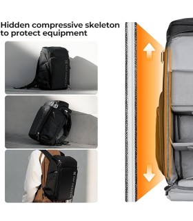 کوله پشتی دوربین کی اند اف مدل K&F13.128V2 Camera Backpack
