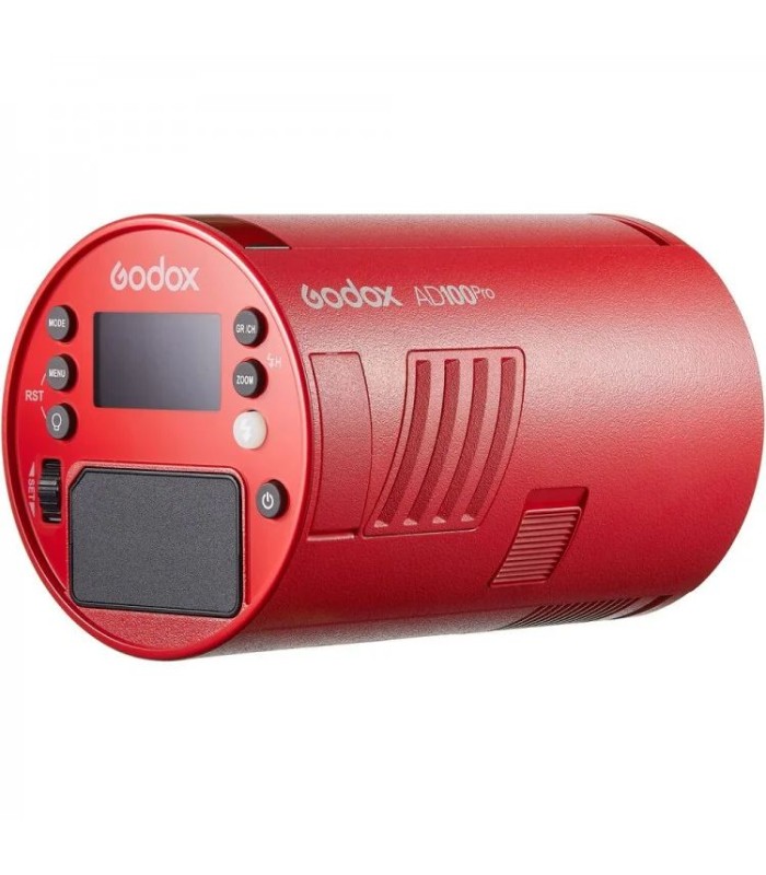 فلاش کامپکت گودوکس مدل Godox AD100pro | رنگ قرمز
