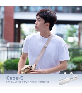 میکروفون بی‌سیم گودوکس مدل Godox Cube-S Kit 2 USB-C Connector | رنگ سفید