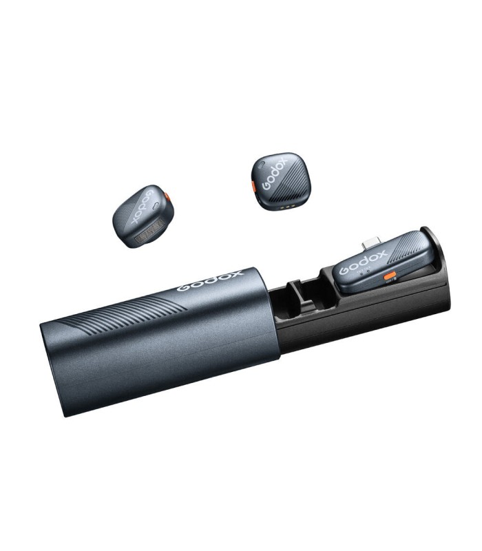 میکروفون بی‌سیم گودوکس مدل Godox Cube-S Kit 2 USB-C Connector | رنگ مشکی
