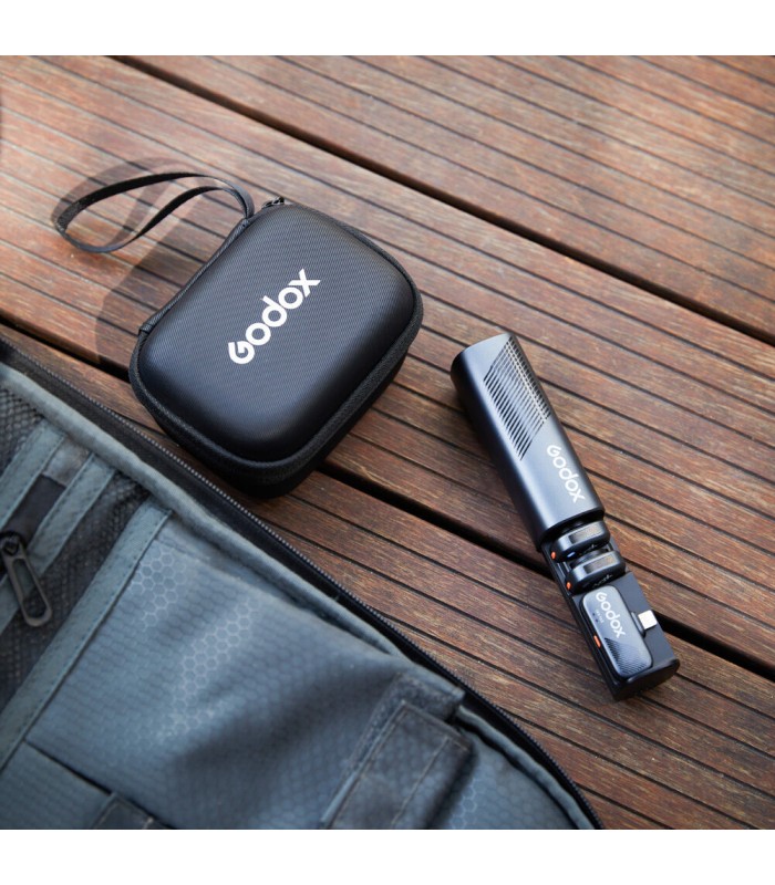 میکروفون بی‌سیم گودوکس مدل Godox Cube-S Kit 2 USB-C Connector | رنگ مشکی