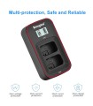 شارژر دوبل باتری کینگما مدل KingMa LP-E6 Battery Dual Charger for Canon
